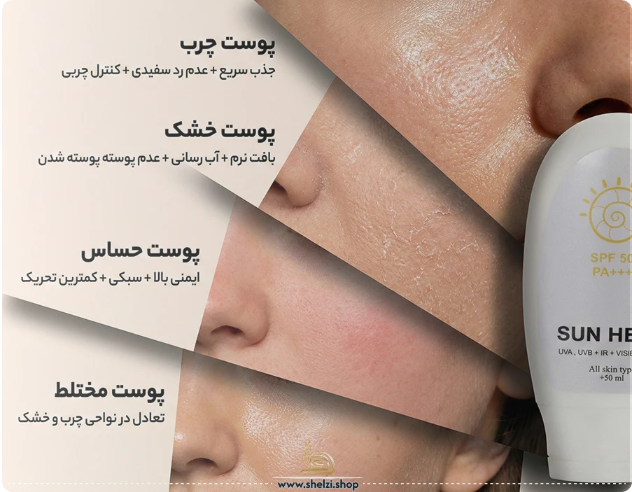 انتخاب ضدآفتاب هیبریدی بر اساس نوع پوست 